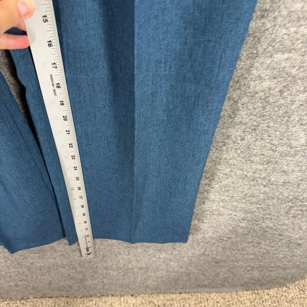 Gold Coast Dress Pants Men 40 Blue High Rise Pleated Straight Pockets Regular